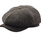 Men's Classic Check Octagonal Hat | Vintage Inspired | Timeless Style | Structured Design | Comfortable Fit | Breathable Fabric | Versatile Accessory | Modern Versatility | Elevate Casual & Formal Looks