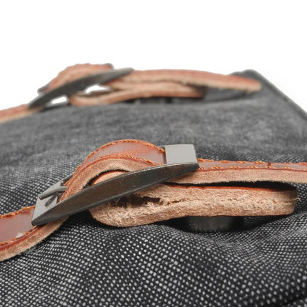 Men's Canvas Shoulder Bag | Retro Ethnic Pattern | Durable Fabric | Adjustable Strap | Multiple Compartments | Vibrant Design | Casual & Travel Use | Secure Closures | Lightweight & Compact