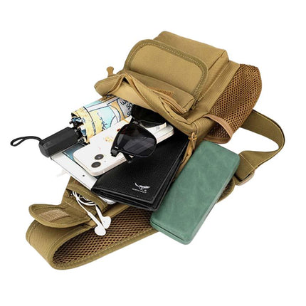 Men's Versatile Outdoor Casual Shoulder Messenger Bag | Durable Material | Ample Storage | Multi-Functional Pockets | Adjustable Strap | Secure Closures | Lightweight & Portable