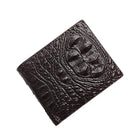 Men's Vintage Crocodile Texture Wallet | Short Bifold Design | Multi-Card Slots | Compact and Stylish | Durable Leather Wallet for Men | Ideal for Business, Casual and Formal Use | Holds Cards, IDs & Cash