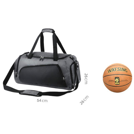 Men's Sports Gym Bag | Wet and Dry Separation | Water-repellent | Shoe Compartment | Large Capacity | Durable Fabric | Adjustable Strap | Travel and Workout Duffel | Multiple Pockets | Classic Colors