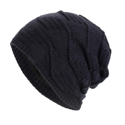 Men's Vintage Knitted Hat | Plush Lined | Warm Winter Beanie | Retro Style | Cozy Cold Weather Accessory | High-Quality Acrylic Yarn | Soft and Insulating Interior | Snug Fit for All Head Sizes | Casual and Outdoor Wear