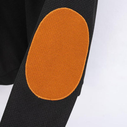 Men's Waffle Textured Sweatshirt | Stand Collar | Long Sleeve | Casual & Sporty Outdoor Wear | Warm & Breathable Knit | Multiple Colors | Versatile for Hiking & Everyday Use | Sizes Available
