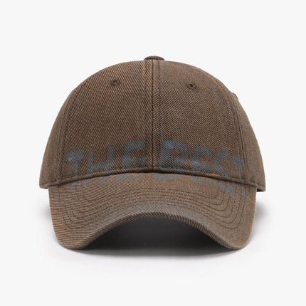 Men's Vintage Washed Baseball Cap | Classic Style Adjustable Hat | Casual Cotton Headwear | Fashionable Sports Cap