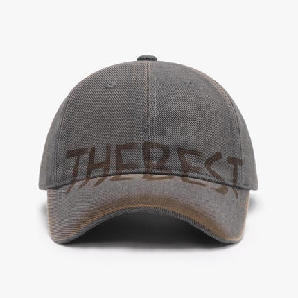 Men's Vintage Washed Baseball Cap | Classic Style Adjustable Hat | Casual Cotton Headwear | Fashionable Sports Cap