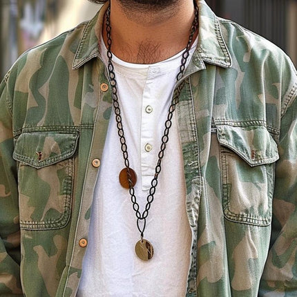 Men's Camouflage Shirt Jacket | Lapel Collar | Breast Pockets | Long Sleeves | Regular Fit | High-Quality Fabric | Casual Outerwear | Versatile Style | Available in Multiple Sizes