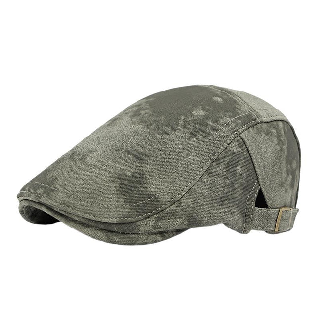 Men's British Retro Beret | Tie-Dye Design | Vintage Style | Comfortable Fit | Premium Fabric | Lightweight & Breathable | Classic Elegance | Unique Fashion Accessory