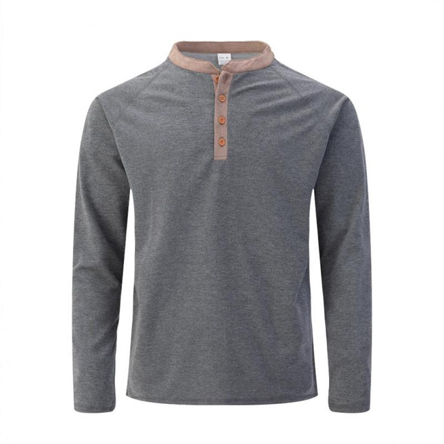 Men's Long Sleeve Raglan T-Shirt | Regular Fit | Round Neck | Colorblock Design | Cotton Blend Casual Top | Spring & Fall Wear | Comfortable & Breathable | Ideal for Layering | Everyday Casual Wear