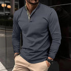 Men's Long Sleeve Waffle Knit T-Shirt | Colorblock Design | Crew Neck | Casual Fashion Layering Top | Durable Breathable Fabric | Regular Fit | Ideal for Fall Winter Spring | Versatile Style