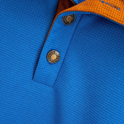 Men's Waffle Textured Sweatshirt | Stand Collar | Long Sleeve | Casual & Sporty Outdoor Wear | Warm & Breathable Knit | Multiple Colors | Versatile for Hiking & Everyday Use | Sizes Available