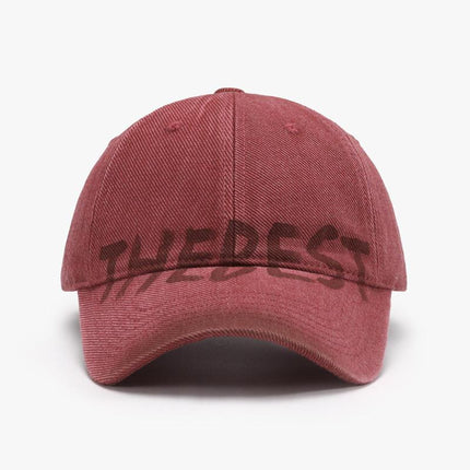 Men's Vintage Washed Baseball Cap | Classic Style Adjustable Hat | Casual Cotton Headwear | Fashionable Sports Cap