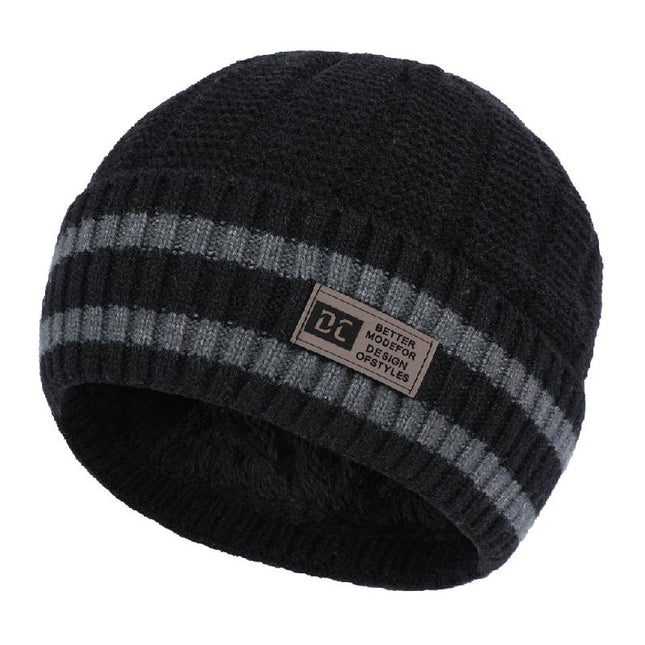 Men's Warm Knitted Hat | Versatile Winter Beanie | Cozy Stretch Fabric | Classic Style | One Size Fits Most | Cold-Weather Essential | Soft Comfortable Material | Timeless Knit Design