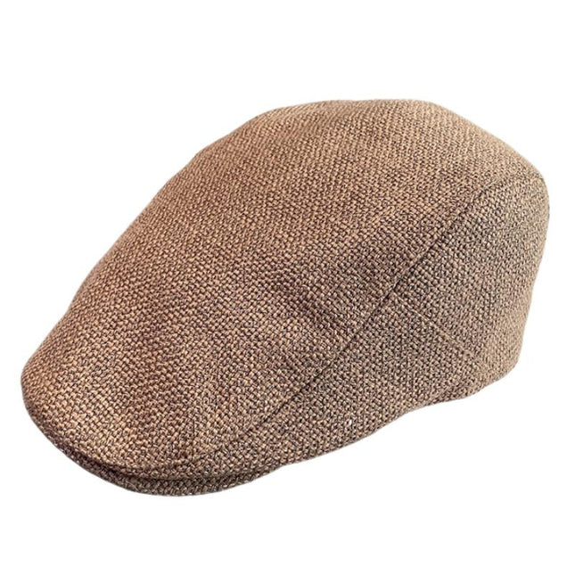 Men's Vintage Beret | Cotton Linen Blend | Breathable | Classic Style | Versatile Fashion Accessory | Timeless Design | Lightweight & Packable | Available in Multiple Colors | Men's Hats | Stylish Headwear