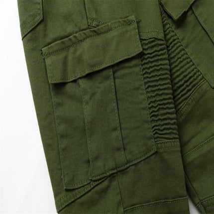 Men's Slim-Fit Jeans | Zipper Decor | Multi-Pocket | Mid-Rise Waist | High-Quality Denim | Casual | Durable & Stretch | Urban Style | Versatile | Streamlined Silhouette | Multiple Sizes Available