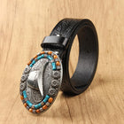 Men's Vintage Western Cowboy Belt | Intricate Design | Premium Materials | Adjustable Fit | Decorative Buckle | Versatile for Casual & Formal Wear