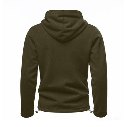 Men's Polar Fleece Hoodie | Long Sleeve Pullover | Casual Outdoor Wear | Soft Warm Fabric | Adjustable Hood | Kangaroo Pocket | Breathable & Quick-Drying | Relaxed Fit | Elastic Cuffs | Durability | Versatile Style