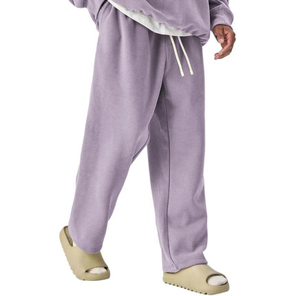 Men's Sweatpants | Solid Color | Elastic Waist | Drawstring | Straight Leg | Relaxed Fit | Soft Cotton Blend | Side Pockets | Casual Lounge | Versatile Style | Breathable Fabric | Multiple Sizes Available