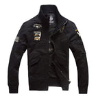 Men's Bomber Jacket | Vintage Zip-Up | Full Front Zipper | Ribbed Stand Collar | Long Sleeves | Durable Fabric Blend | Soft Lining | Casual & Semi-Casual Style | Timeless Outerwear