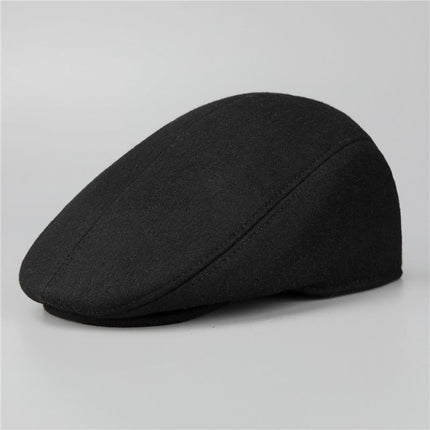 Retro Casual Beret | Warm Earmuff Hat | Fashionable Winter Headwear | Unisex Vintage Style | Cozy Fabric | Classic Design