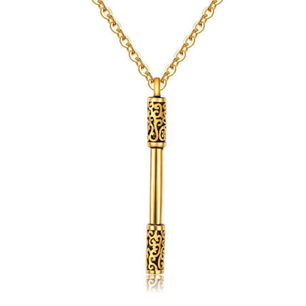 Gold Hoop Necklace | Vintage Style | Casual Fashion Jewelry
