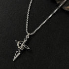 Retro Cross Pendant Necklace | Vintage-Inspired Jewelry | Stylish Casual Accessory | Unisex Fashion Statement | Unique Design for Versatile Wear