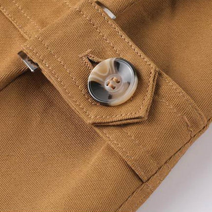 Men's Washed Cotton Hooded Coat | Warm Stand Collar | Mid-Length | Insulated Lining | Weather-Resistant | Rugged Casual Design | Multiple Pockets | Relaxed Fit | Adjustable Hood and Cuffs | Outdoor Ready | Machine Washable