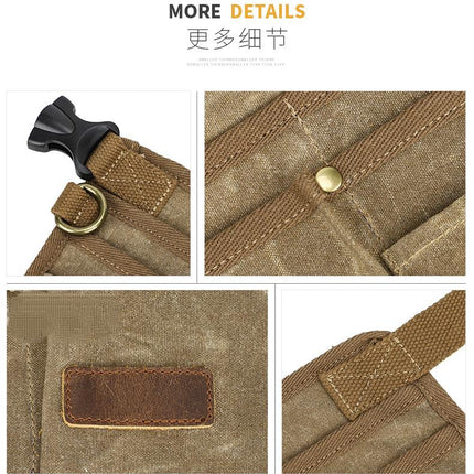 Men's Waist Tool Bag | Durable Heavy-Duty Material | Adjustable Strap | Quick Access Design | Multi-Pocket Storage | Reinforced Stitching | Compact & Lightweight | Versatile for Construction & DIY Projects