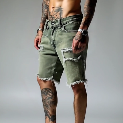 Men's Vintage Denim Shorts | Classic Retro Style | Comfortable Fit | High-Quality Fabric | Summer Wardrobe Essential | Casual & Semi-Formal Looks | Multiple Sizes | Durable & Stylish | Effortless Versatility
